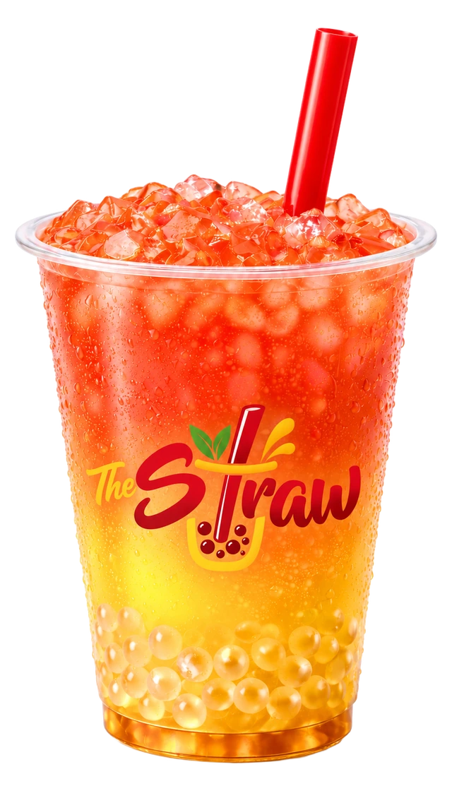 Strawberry jasmine fruit tea