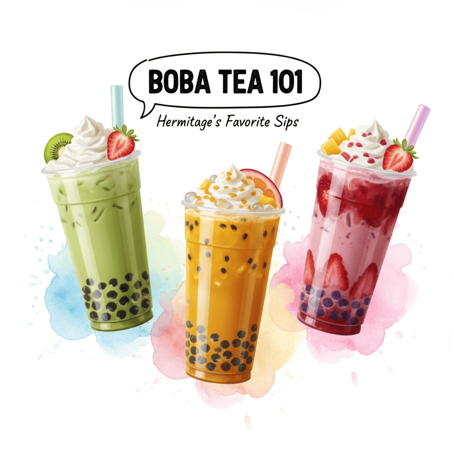 the straw hermitage tn coffee shop iced coffee hot coffee boba tea fruit tea smoothie dirty soda