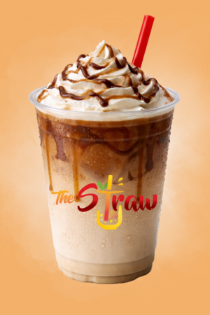 salted caramel mocha iced latte refreshing creamy specialty coffee the straw hermitage, tn